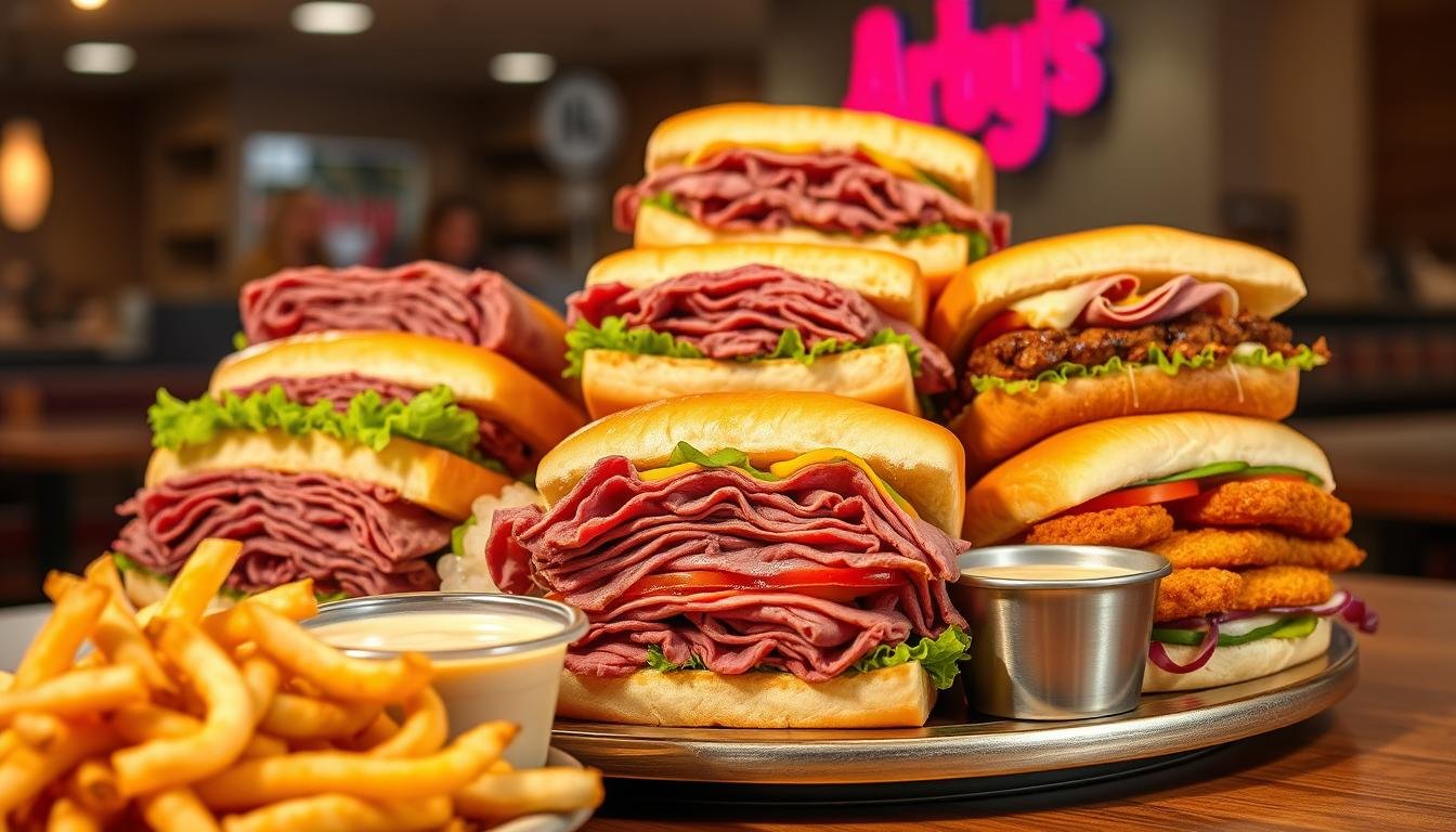 arby's roast beef menu