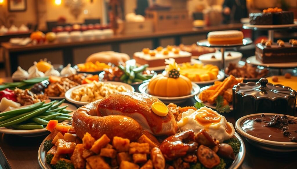 golden corral thanksgiving menu items